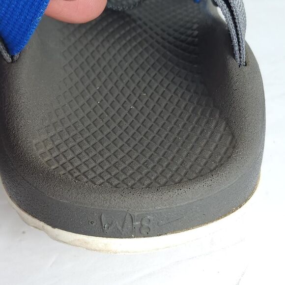 Chaco Women's Z Cloud US8 Blue Gray Strappy Hiking Outdoor Sandals Shoes - Picture 10 of 16